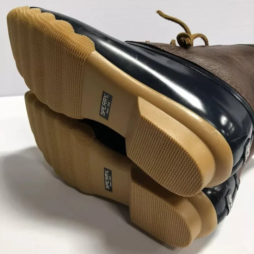 Sperry Big Kids' Saltwater Duck Boots Navy, GIrls' Size 6 M